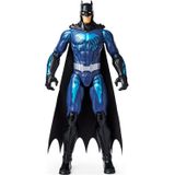 Dc Comics Batman 12 Polegadas Bat-tech Batman Action Figure (terno Preto/azul), Brinquedos Infantis Para Meninos De 3 Anos Ou Mais