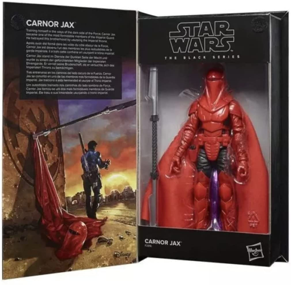 Star Wars The Black Series Carnor Jax 6 Polegadas-escala Lucasfilm 50th Anniversary Star Wars: Crimson Empire Figure, Brinquedos Para Crianças 4 Anos