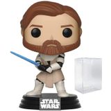 Star Wars: Clone Wars - Obi Wan Kenobi Funko Pop! Figura De Vinil (inclui Caixa Protetora De Caixa Pop Compatível)