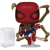 Funko Marvel: Vingadores Endgame - Aranha De Ferro Com Nano Gauntlet Pop! Figura De Vinil (inclui Caixa Protetora De Caixa Pop Compatível)