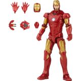 Marvel Hasbro Legends Série 6 Polegadas Scale Action Figure Toy Iron Man Mark 3 Infinity Saga Personagem, Design Premium, Figura E 5 Acessórios