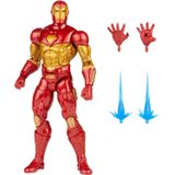 Hasbro Marvel Legends Série 6 Polegadas Modular Iron Man Action Figure Toy, Inclui 4 Acessórios E 1 Peça Build-a-figure, Design Premium E Articulação