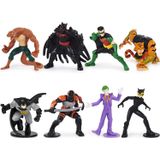 Dc Comics Batman, 2 Polegadas Scale 8-pack Of Collectible Mini Batman Action Figures , Para Crianças De 3 Anos Ou Mais