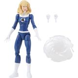 Hasbro Marvel Legends Série Retrô Fantástico Quatro Mulher Invisível Mulher Invisível 6 Polegadas Brinquedo Figura De Ação, Inclui 3 Acessórios