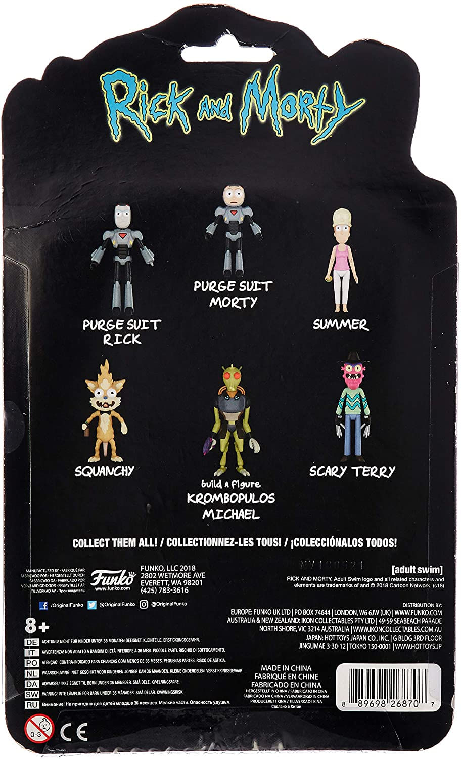 Funko 26870 Action Figure Morty-morty Purge Suit Collectible ...