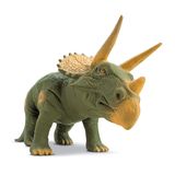 Dinossauro Triceratops Grande 36 Cm, Rinoceronte, Rex - Beetoys Brinquedos