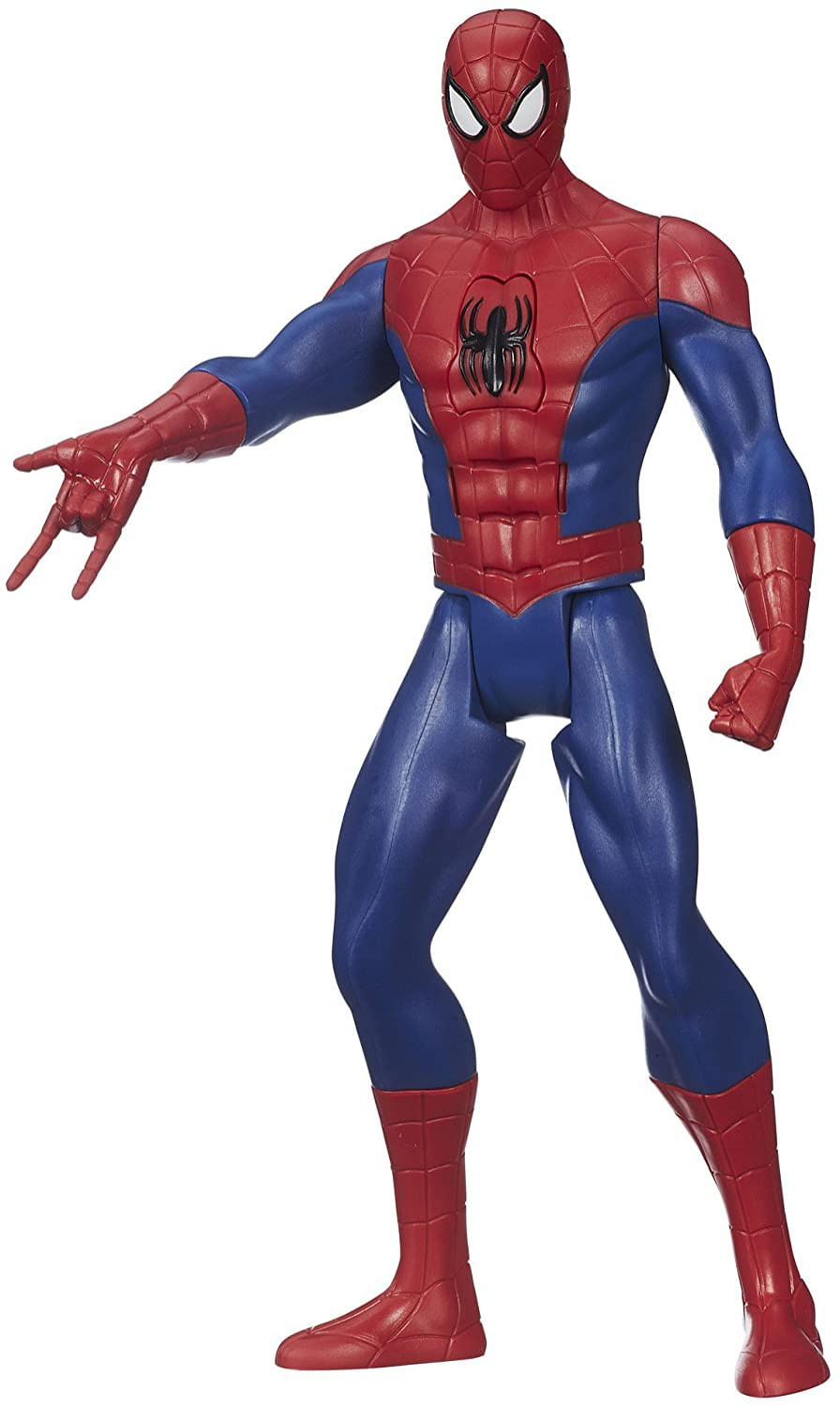 Marvel Ultimate Spider-man Web Warriors Titan Hero Tech Electronic Spider-man 12-inch Figure