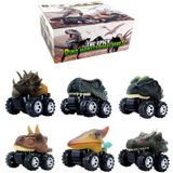 Brinquedo De Dinossauro Dinobros Puxa Para Trás Carros 6 Pacote Dinossauro Garoto Brinquedos Idade 3,4,5,6,7 Dino T-rex Jogos