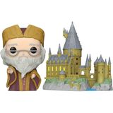 Funko Pop! Cidade: 20º Aniversário De Harry Potter - Dumbledore Com Hogwarts