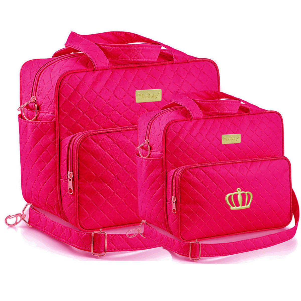 pink and red bolsa