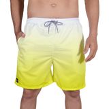 Short Praia Bermuda Tactel Estampado Degrade Amarelo Cor:amarelo,tamanho:xg