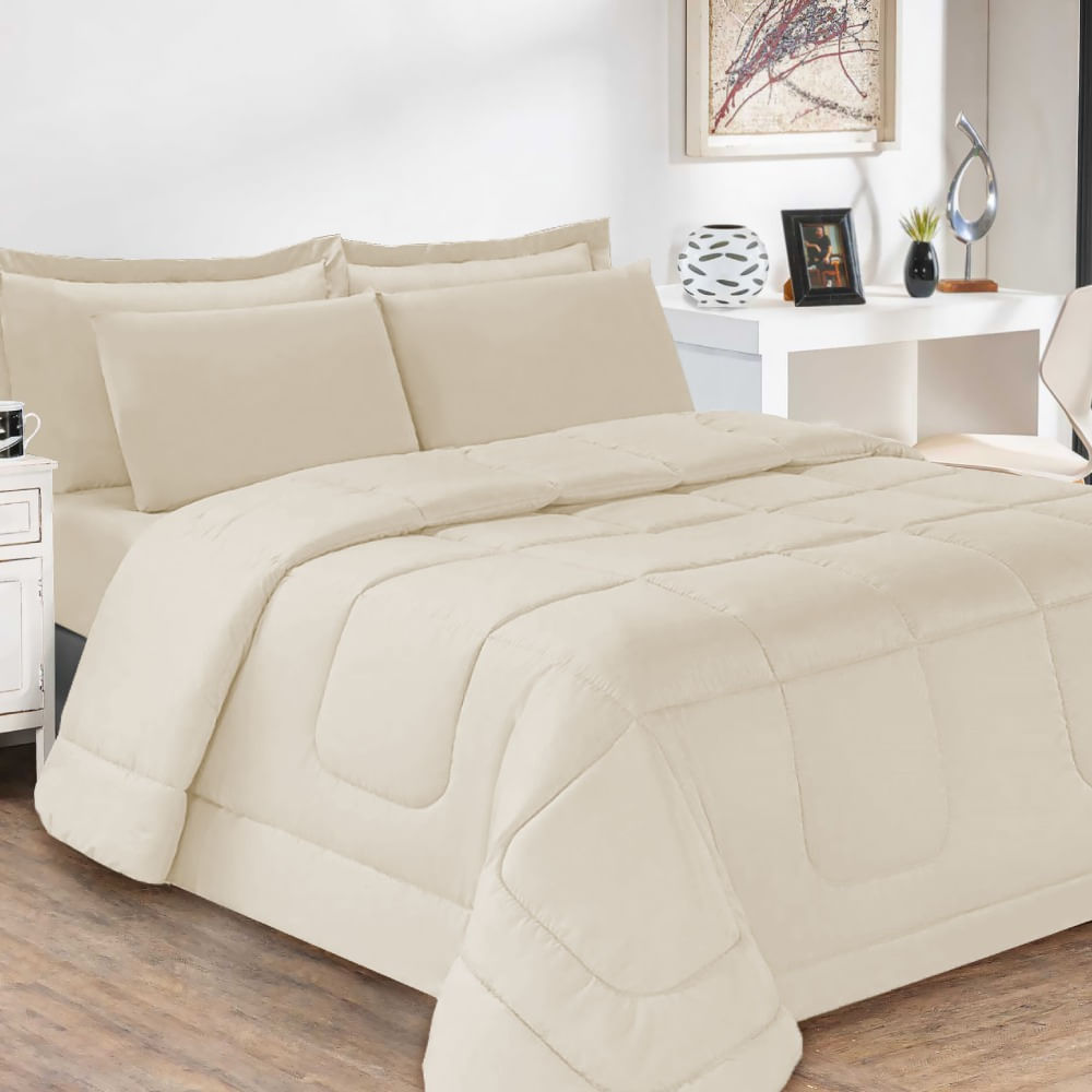 Jogo De Cama Soft Conforto Casal Queen Vários Tamanhos Casa Dona