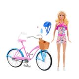 Boneca Barbie Com A Bicicleta - Mattel