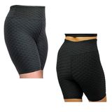 Shorts Legging Feminino Tecido Jacquard Super Confortável