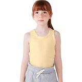 Blusa Feminina Infantil Regata Em Ribana Hering Kids Amarelo - 8