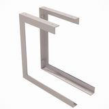 Prateleira Nicho Ferro Multiuso Dupla 60cm Branca