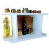 Prateleira Para Cozinha Porta Temperos Nicho De Parede Organizador Cosinha Mdf 52cm