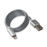 Cabo Usb Lightning Metal Resistente Para Iphone 6 7 8 X Ipad - Kingo
