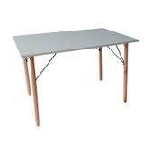 Mesa Retangular 120 Eames Eiffel K&k Branca