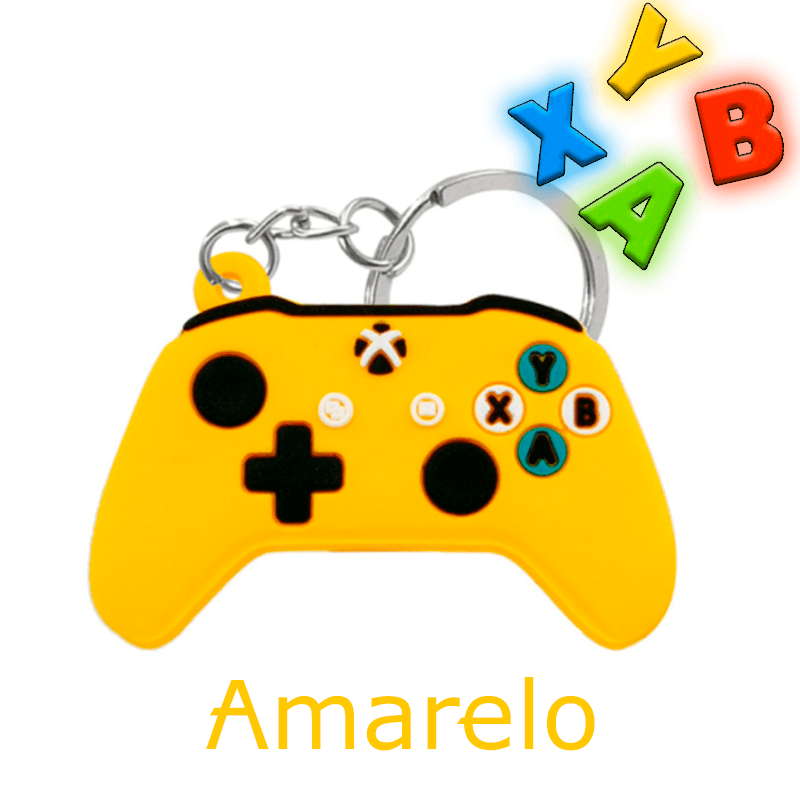 Chaveiro Gamer Controle Joystick Xbox Emborrachado