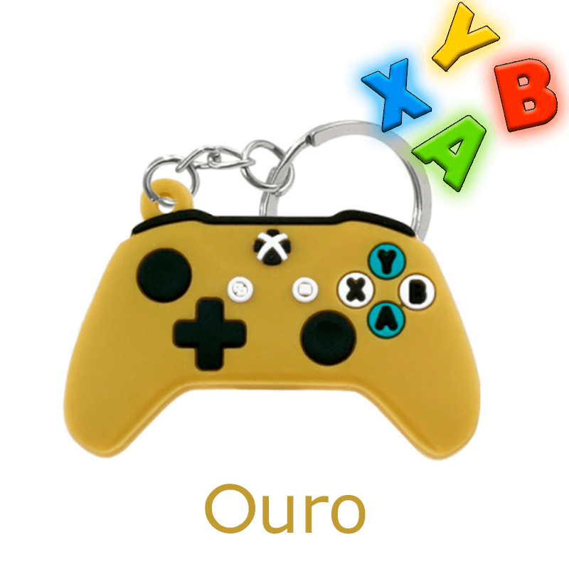 Chaveiro Gamer Controle Joystick Xbox Emborrachado