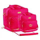 Kit Bolsa Maternidade com Trocador Pink TRC72 PNK