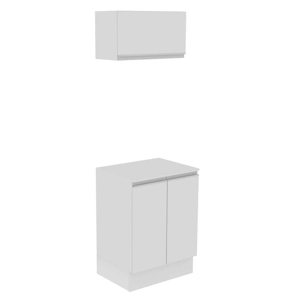 Kit 60 Madesa Smart 2 Portas e 1 Suspensa com tampo