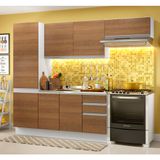 Cozinha Compacta Madesa 100% MDF Acordes Glamy Com Armário e Balcão