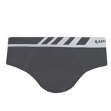 Cueca Slip Microfibra Sem Costura XG Lupo Cinza