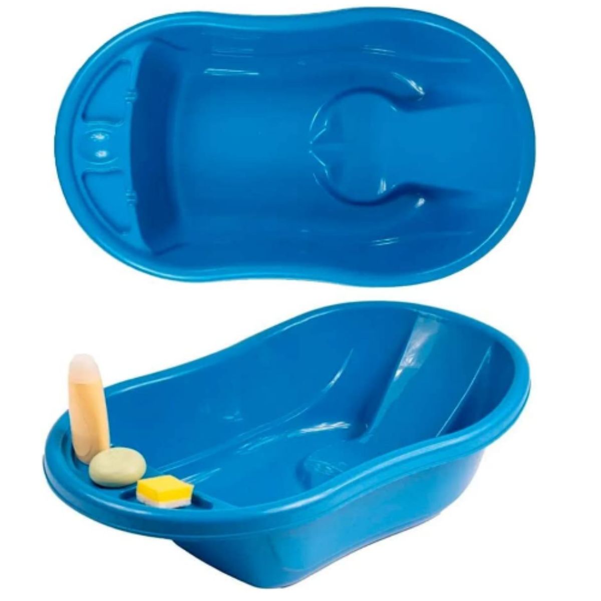 Banheira De Banho Para Bebê 29L Styll Baby Azul