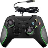 Controlador Com Fio Para Xbox One, Yccsky Xbox One Wired Gaming Controller Para Xbox One Pc Windows 7/8/10,com Audio Jack Dual-vibration Turbo (preto