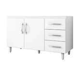 Balcão De Pia 2 Portas Master 120cm Branco Sete Estrela