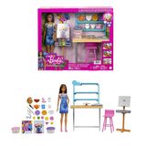 Boneca Barbie Playset Estudio Criativo - Estudio De Arte - Mattel - Hcm85