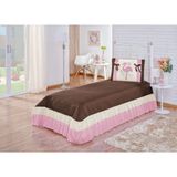 Cobre Leito Colcha Flamingo Cama Solteiro Infantil Dupla Face