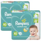 Fralda Pampers Confort Sec Tamanho XG com 68 Unidades