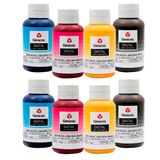 Kit 8 Tintas para Sublimação Digital Gênesis para compatível Epson Universal CMYK 100ml