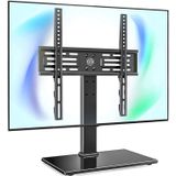 Fitueyes Universal Tv Stand Table Top Tv Stand Stand Para 27-55 Polegadas Lcd Led Tvs Altura Base De Tv Ajustável Com Gerenciamento De Fio De Base De