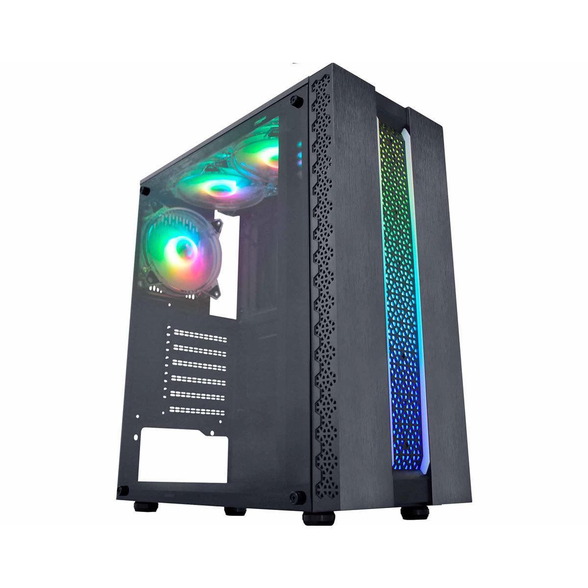 Gabinete Gaming Kratos Preto Led Rgb Cg-42tp K-mex