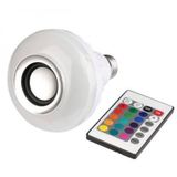 Lâmpada Multicolorido Led Com Caixa De Som Bluetooth 3w