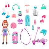 Conjunto E Boneca Polly Pocket Festa De Patinacao Da Lila Mattel