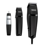 Kit Wahl Total Black Máquina de Cortar Cabelo, Trimmer Acabamento e Aparador de Pelos + Necessaire