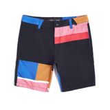 Bermuda Reserva Estampada Color Block Masculina - 44 - Preto