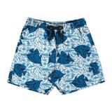 Shorts Masculino Estampado Microfibra Rovitex Azul 40