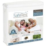 Saferest Queen Size Premium Protetor De Colchão À Prova De Água Hipoalergênico - Vinil Grátis