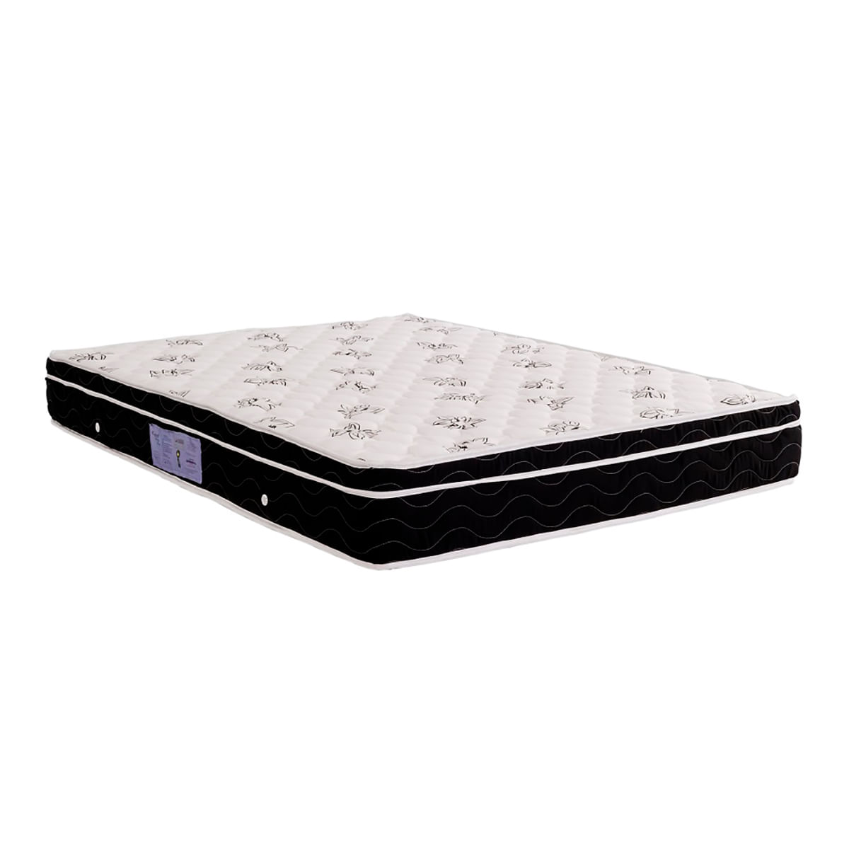 Colchão Casal Ortobom Nanolastic 138x188x23cm Orto Pillow Physical Spring Black Menor preço em Colchão Casal Ortobom Nanolastic 138x188x23cm Orto Pillow Physical Spring Black