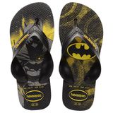 Sandália Infantil Havaianas Kids Max Heróis - Preto - 23/24