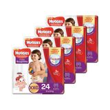 Kit de Fraldas Huggies Supreme Care Roupinha XXG Mega 96 Unidades
