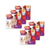 Kit de Fraldas Huggies Supreme Care Roupinha XG Mega 144 Unidades