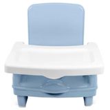 Cadeira de Alimentação Portátil Voyage Cake Azul e Branca Suporta até 23 Kg