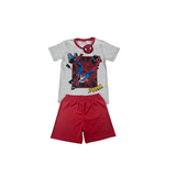 Conjunto Pijama Menino Evanilda Homem Aranha Mescla